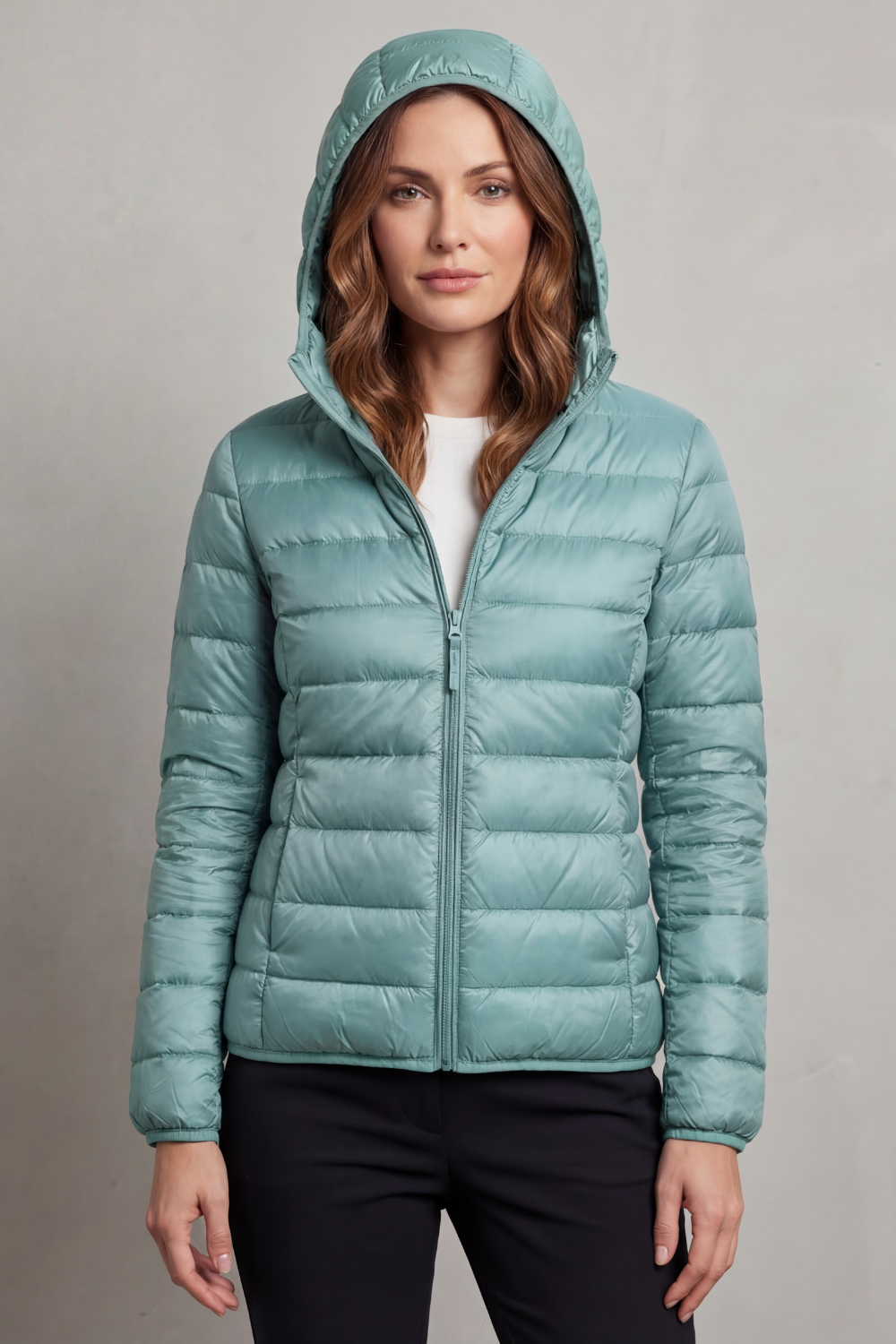 Women's Lightweight Packable Hooded Puffer Jacket – Winslet