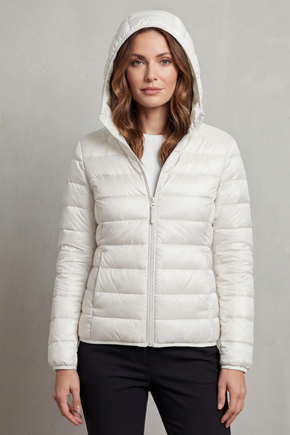 Women's Lightweight Packable Hooded Puffer Jacket – Winslet