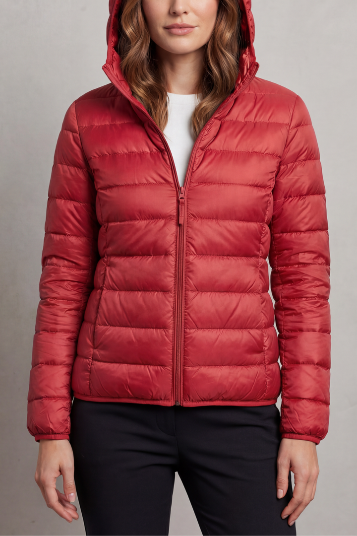 Women's Lightweight Packable Hooded Puffer Jacket – Winslet