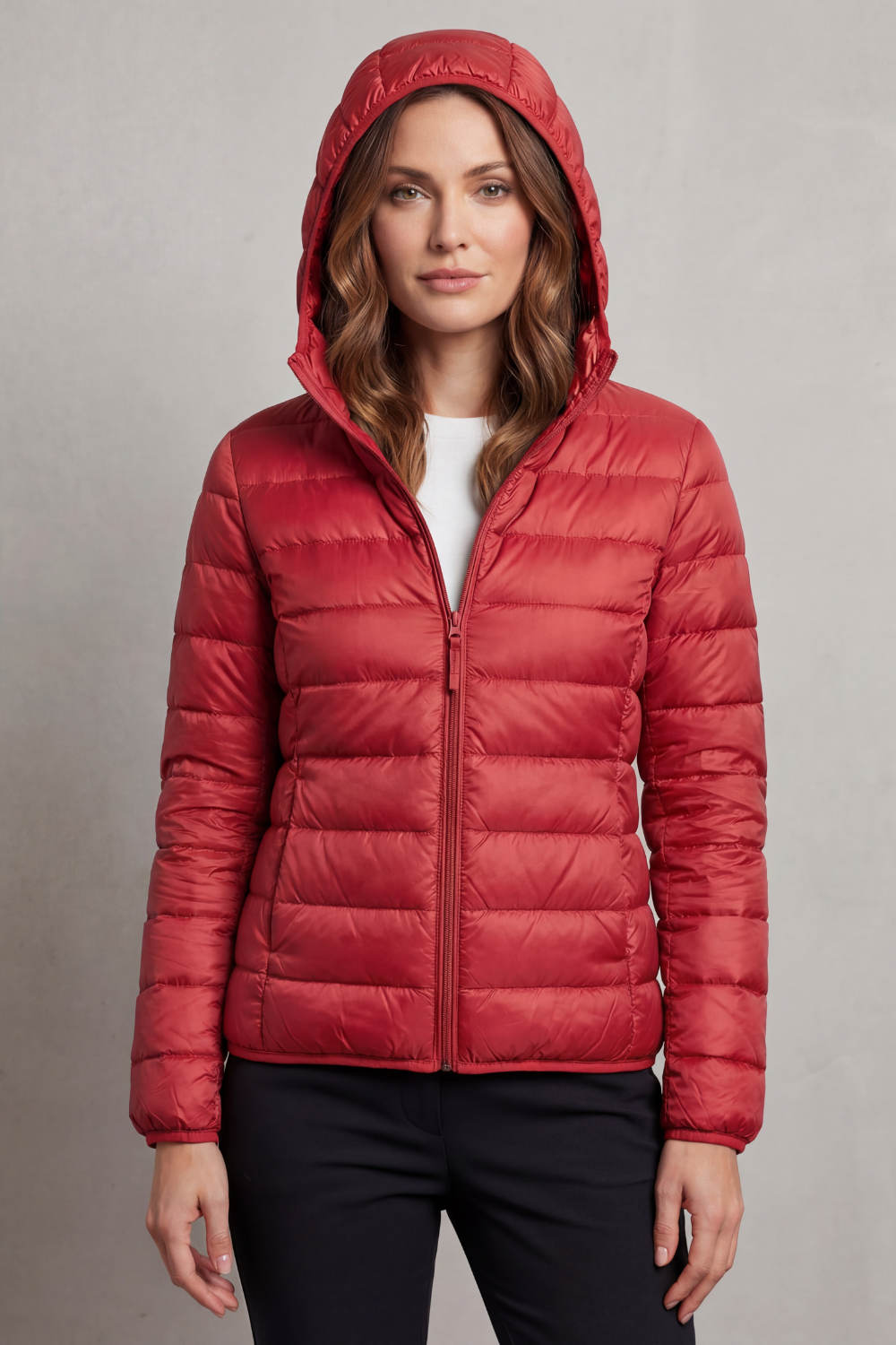 Women's Lightweight Packable Hooded Puffer Jacket – Winslet