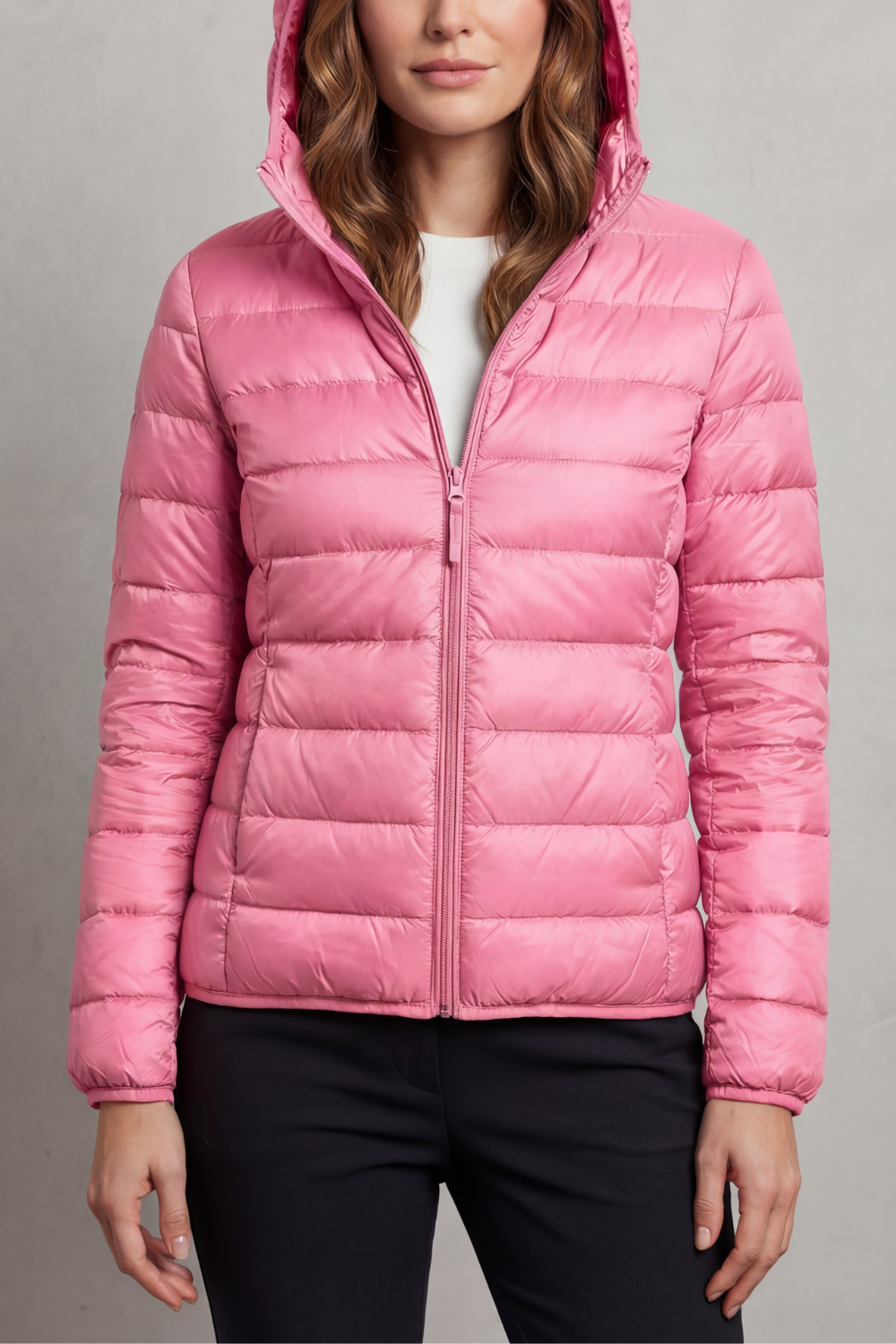 Women's Lightweight Packable Hooded Puffer Jacket – Winslet