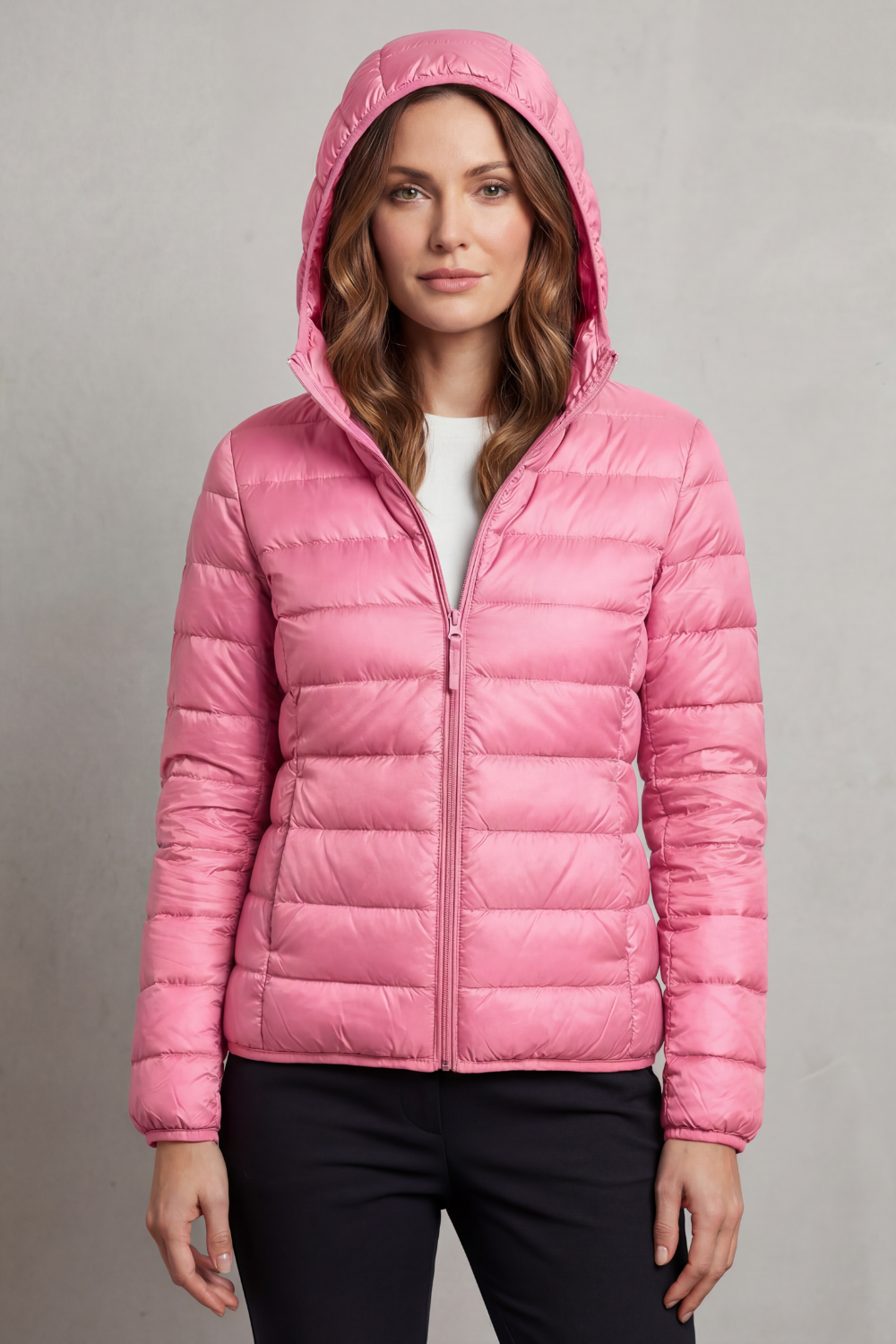 Women's Lightweight Packable Hooded Puffer Jacket – Winslet