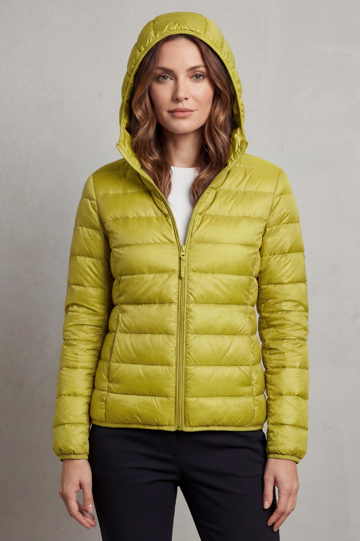 Women's Lightweight Packable Hooded Puffer Jacket – Winslet