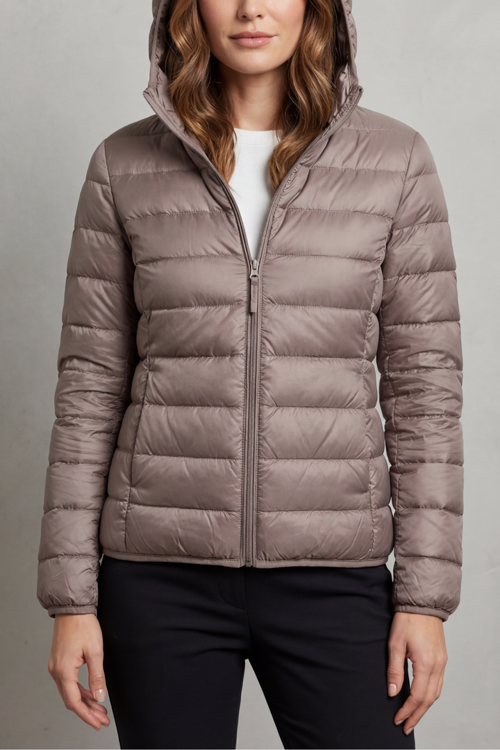 Women's Lightweight Packable Hooded Puffer Jacket – Winslet