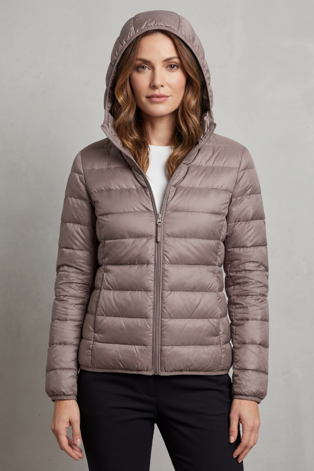 Women's Lightweight Packable Hooded Puffer Jacket – Winslet