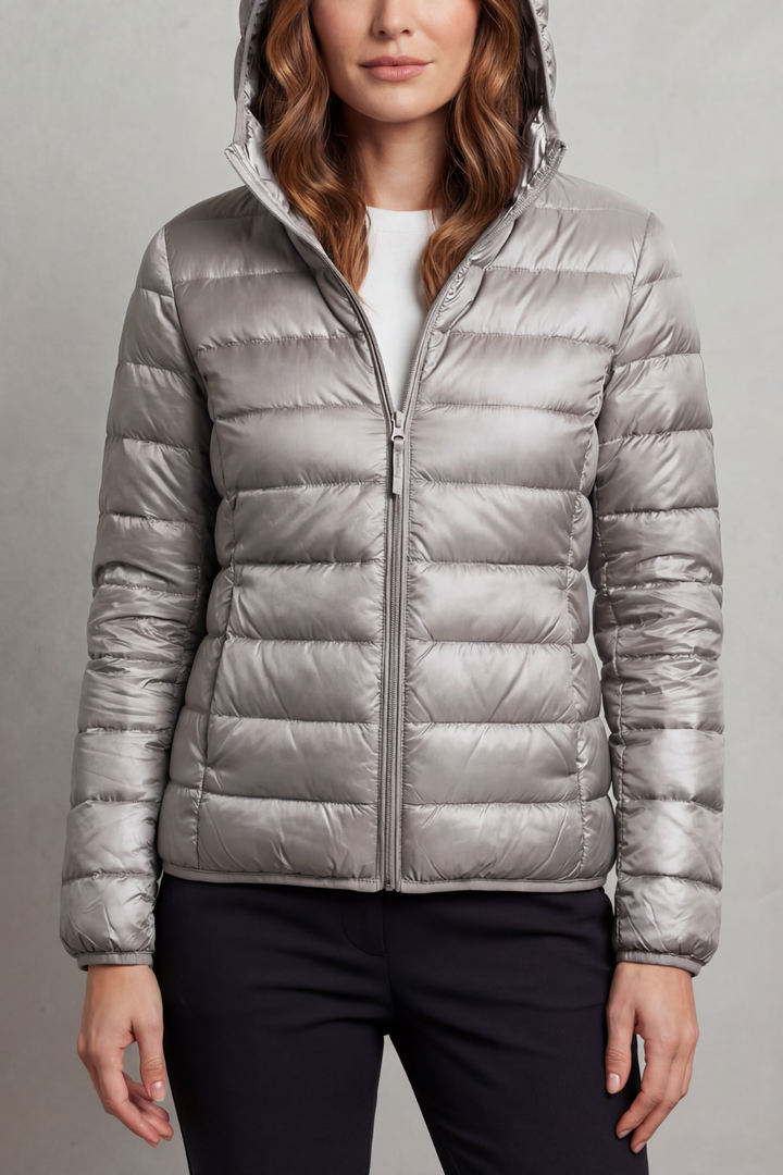 Women's Lightweight Packable Hooded Puffer Jacket – Winslet