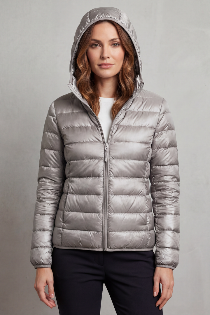 Women's Lightweight Packable Hooded Puffer Jacket – Winslet