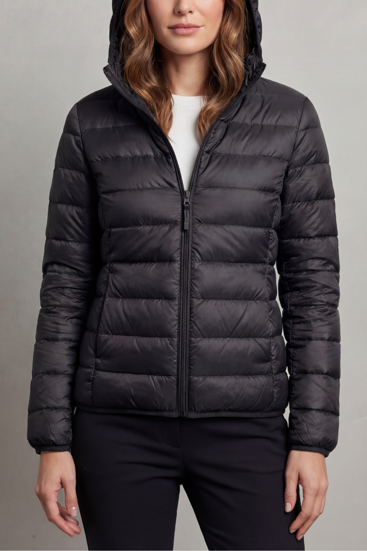 Women's Lightweight Packable Hooded Puffer Jacket – Winslet