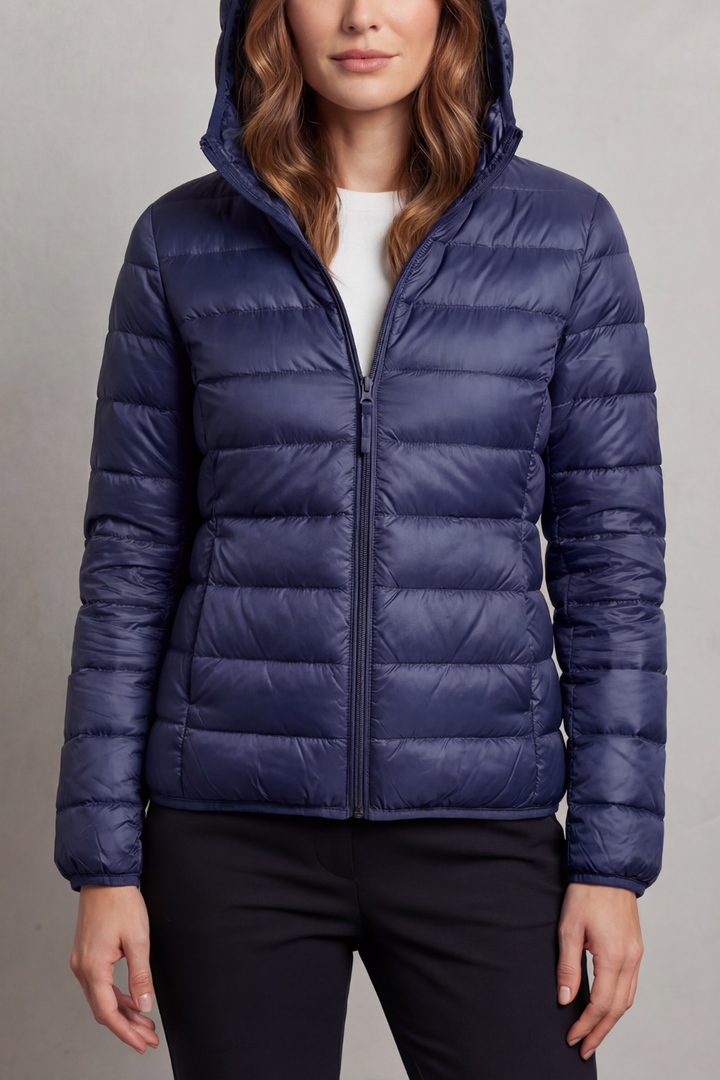 Women's Lightweight Packable Hooded Puffer Jacket – Winslet