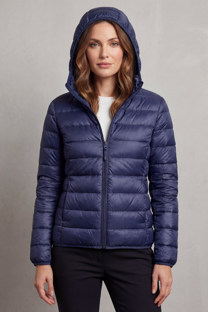 Women's Lightweight Packable Hooded Puffer Jacket – Winslet