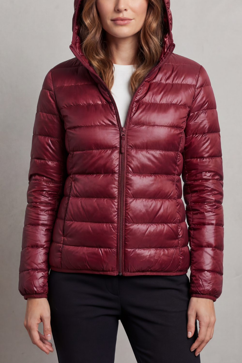 Women's Lightweight Packable Hooded Puffer Jacket – Winslet
