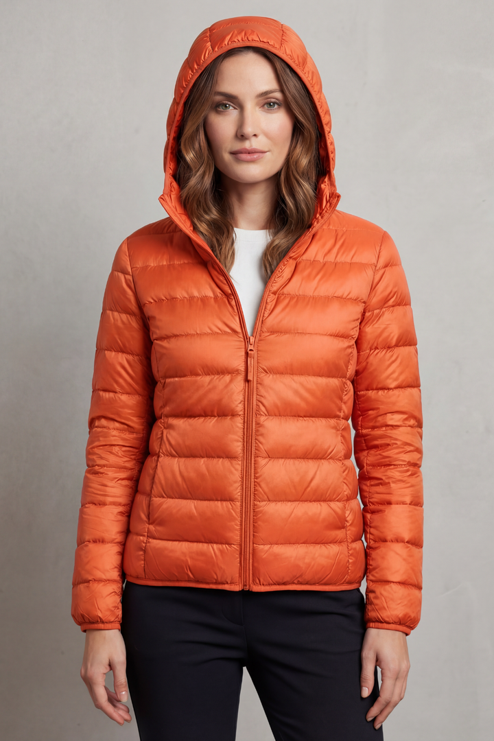 Women's Lightweight Packable Hooded Puffer Jacket – Winslet