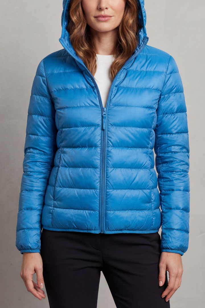 Women's Lightweight Packable Hooded Puffer Jacket – Winslet