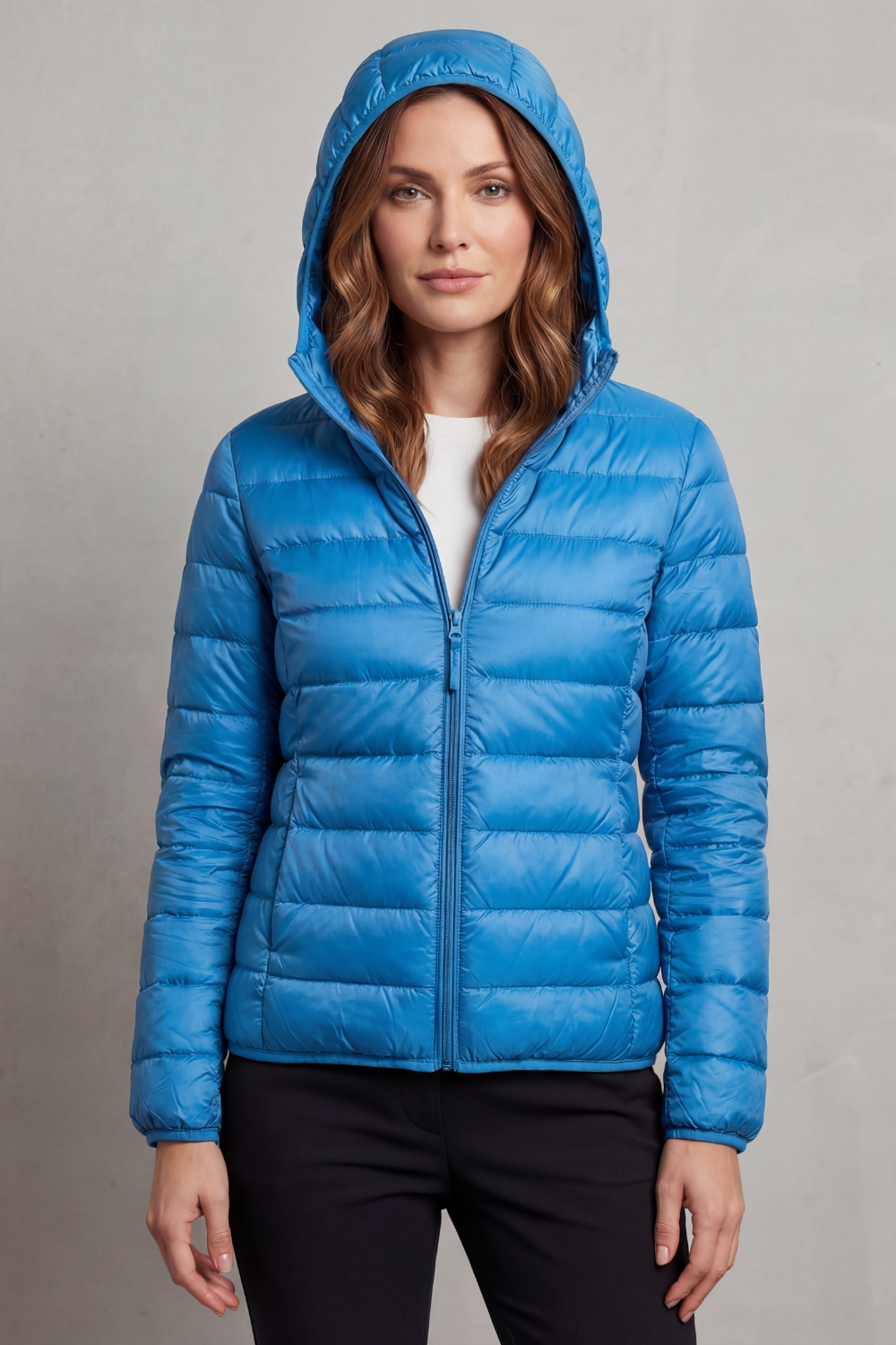 Women's Lightweight Packable Hooded Puffer Jacket – Winslet