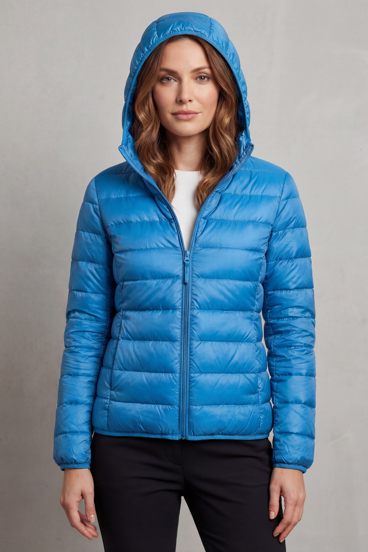 Women's Lightweight Packable Hooded Puffer Jacket – Winslet
