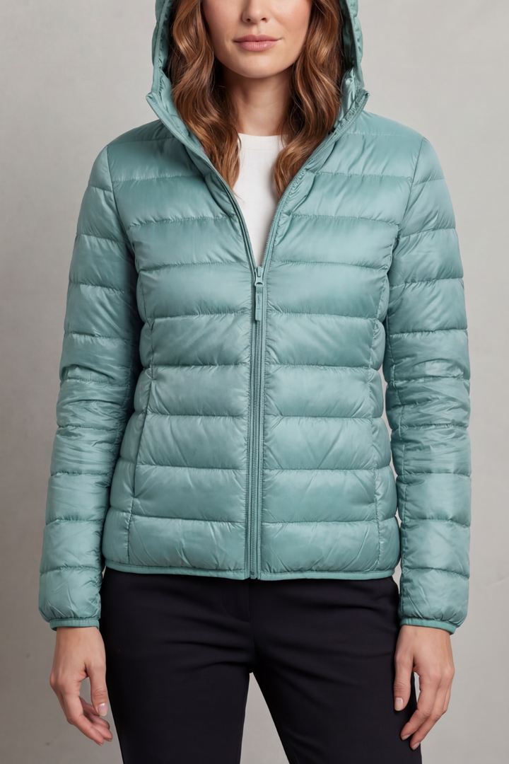 Women's Lightweight Packable Hooded Puffer Jacket – Winslet