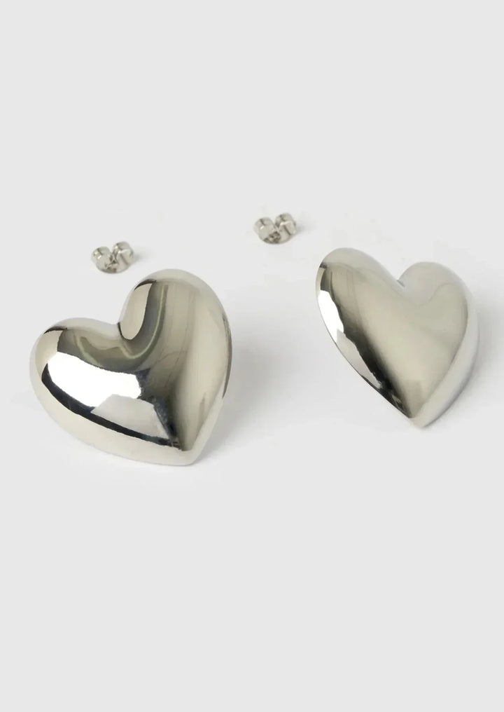 Althea Heart-Shaped Studs