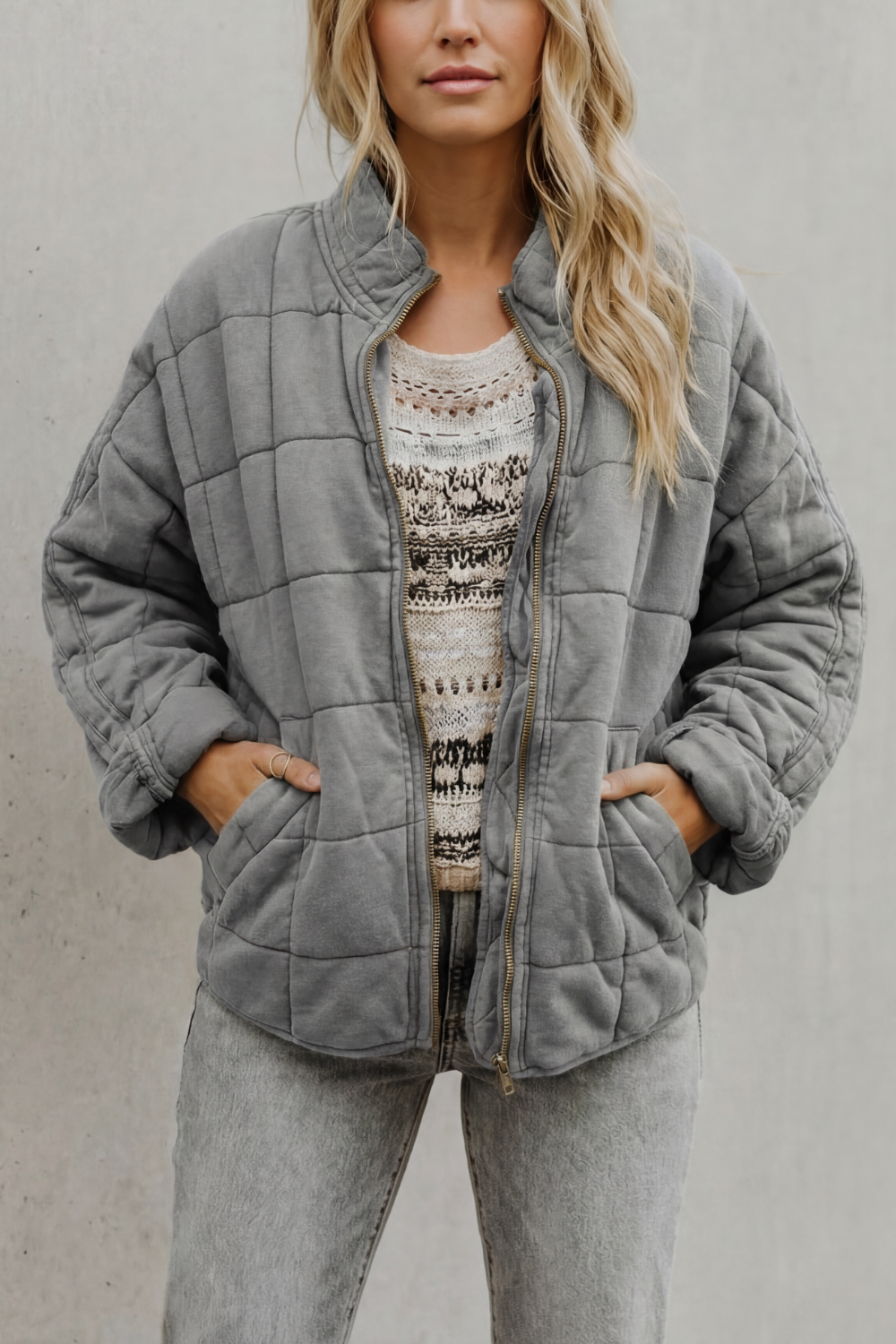 Women's Quilted Everyday Jacket – Talia