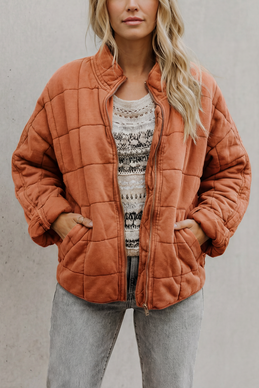 Women's Quilted Everyday Jacket – Talia