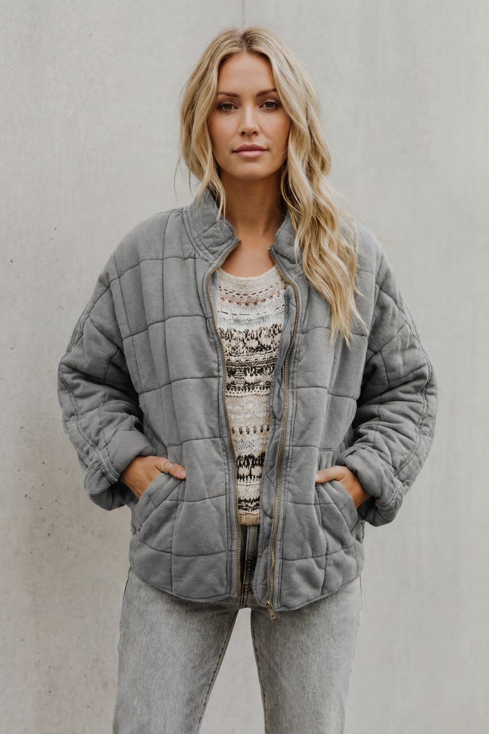 Women's Quilted Everyday Jacket – Talia