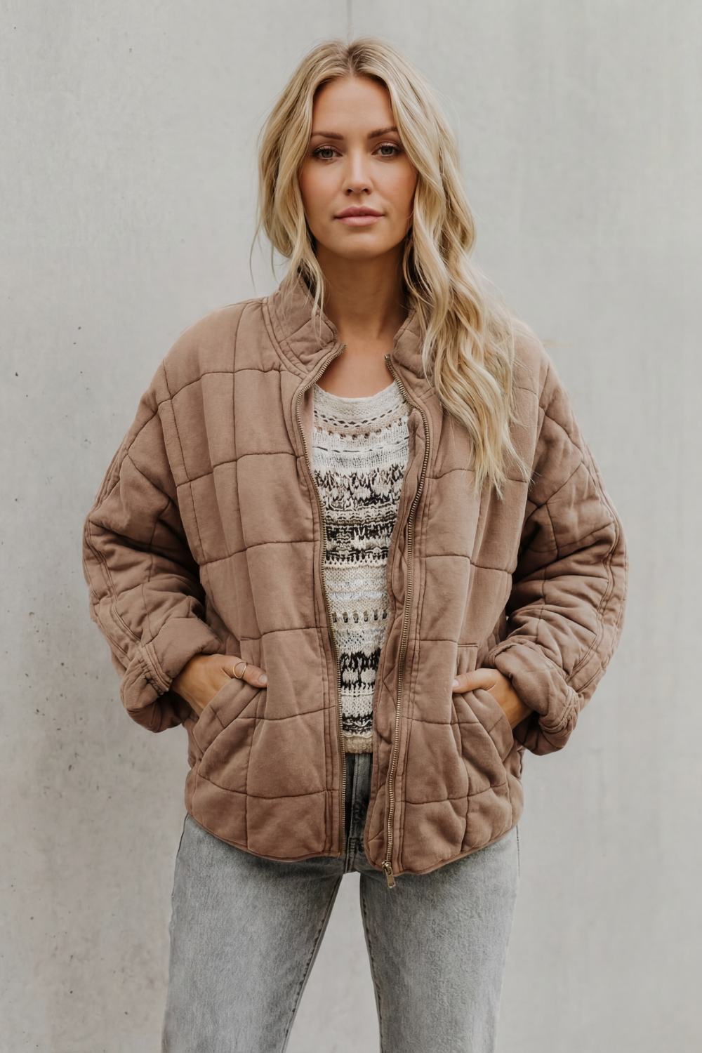 Women's Quilted Everyday Jacket – Talia