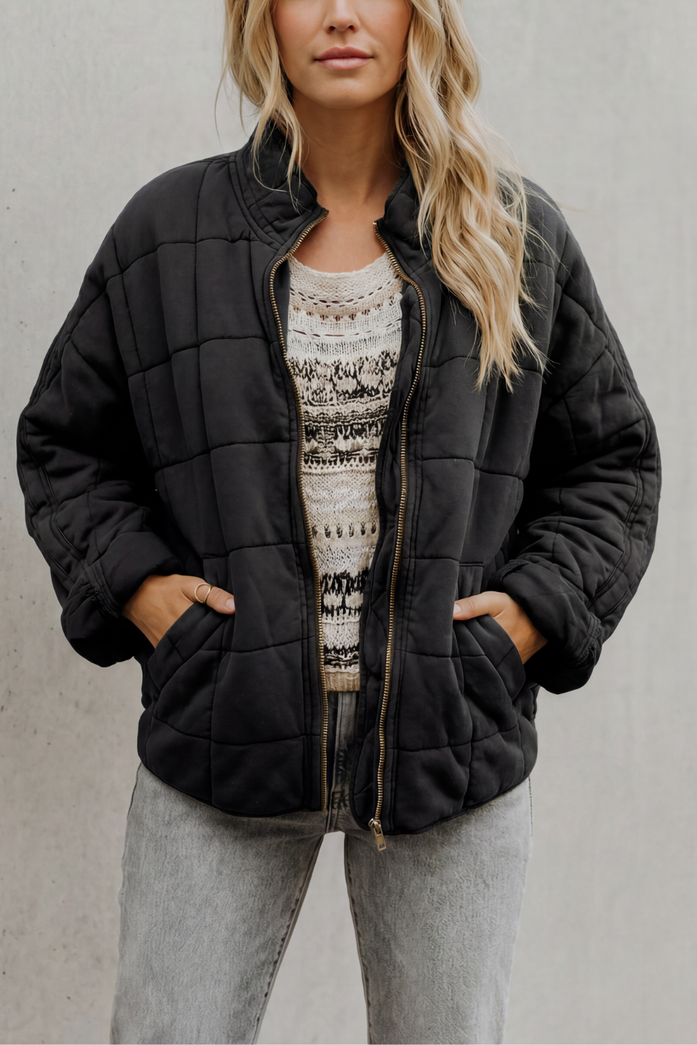 Women's Quilted Everyday Jacket – Talia