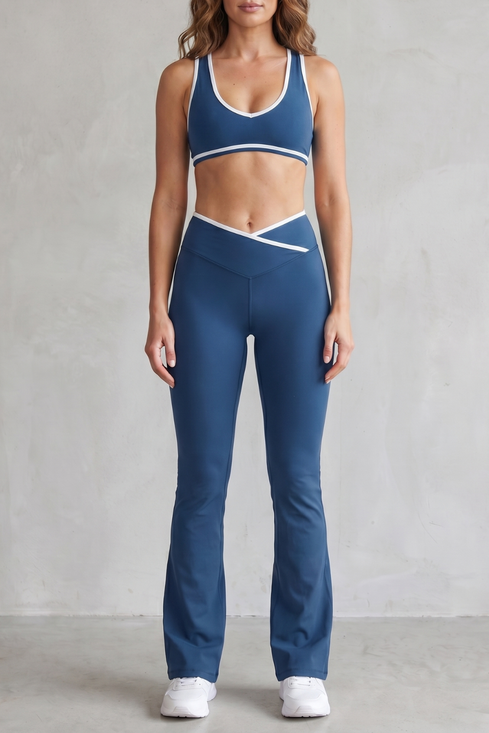 Women's Sports Bra and Flared Legging Co-ord Set - Athenaise