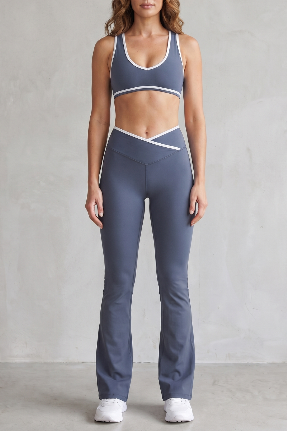 Women's Sports Bra and Flared Legging Co-ord Set - Athenaise