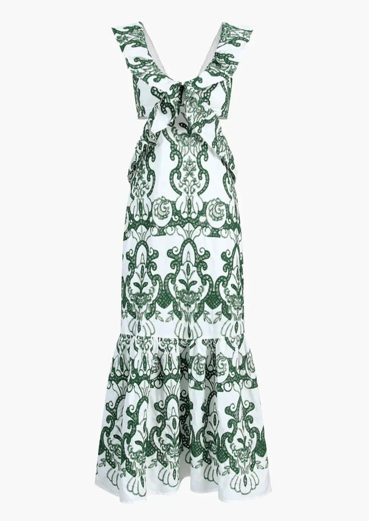 Haven | Ruffled Maxi Dress