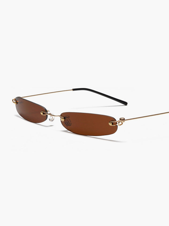 Willow Retro Rimless Sunglasses