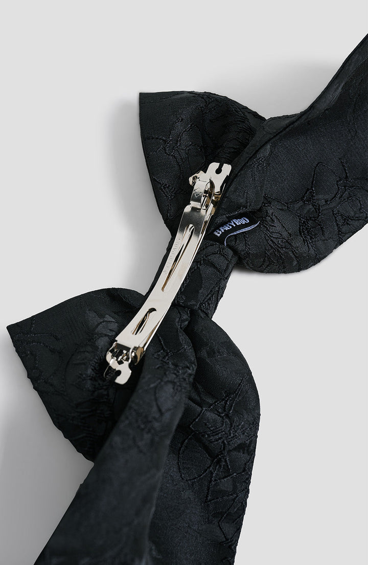 Elspeth Black Bow Hairclip