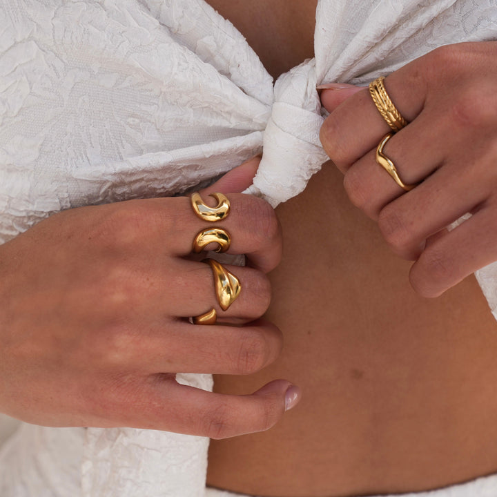 Saffron  Adjustable Cozy Ring