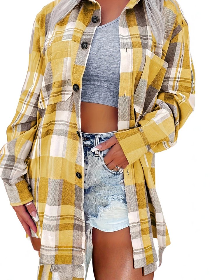 Women's Long Sleeve Gingham Shirt – Moreau