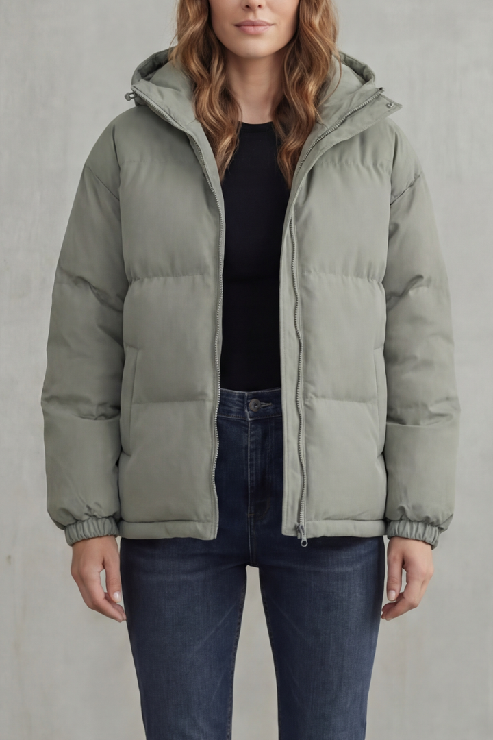 Women's Quilted Hooded Puffer Jacket for Ultimate Warmth – Wren