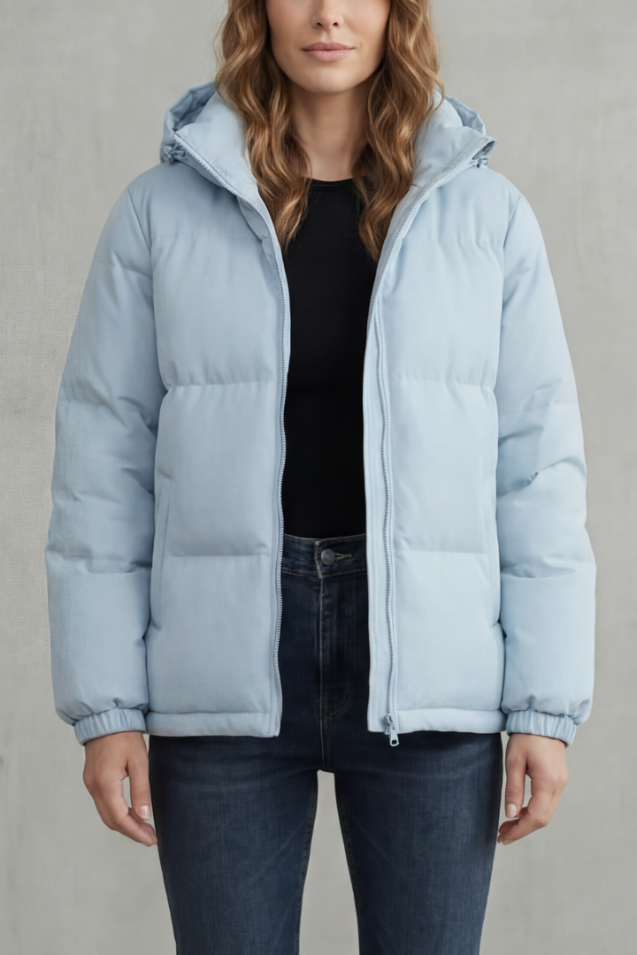 Women's Quilted Hooded Puffer Jacket for Ultimate Warmth – Wren