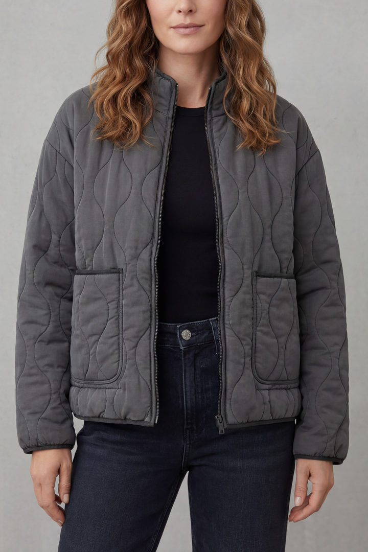 Women's Quilted Puffer Jacket with Stylish Silhouette – Rosalind
