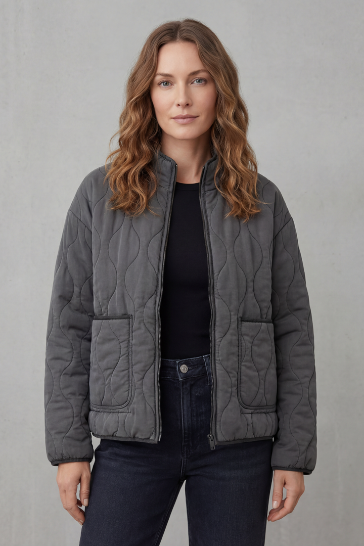 Women's Quilted Puffer Jacket with Stylish Silhouette – Rosalind