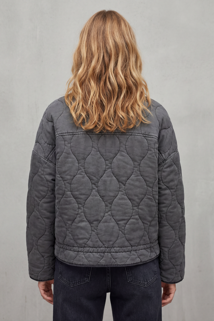 Women's Quilted Puffer Jacket with Stylish Silhouette – Rosalind