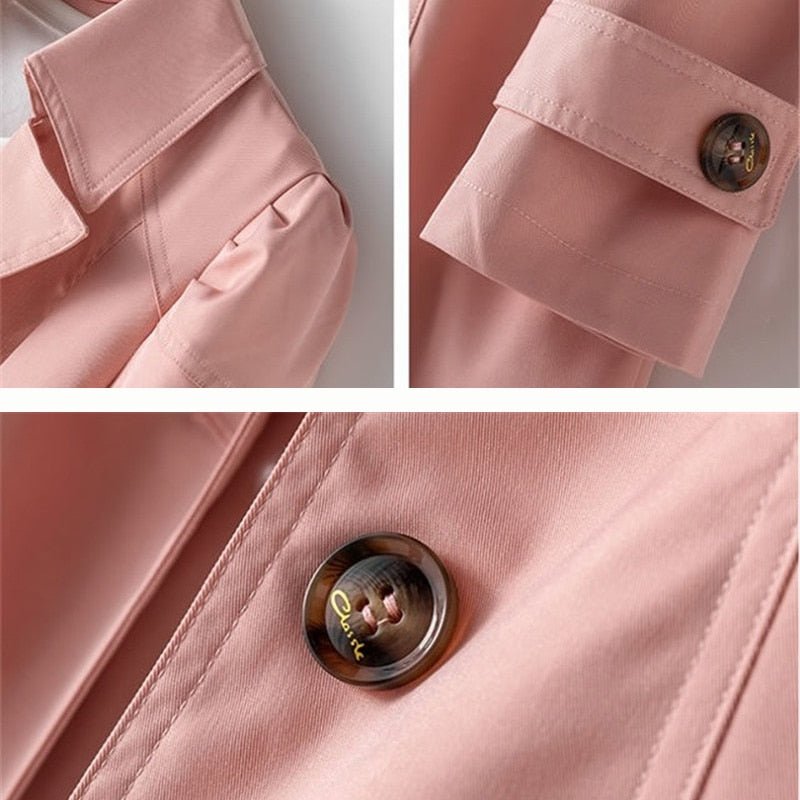 Amara | Belted Long Trench Coat
