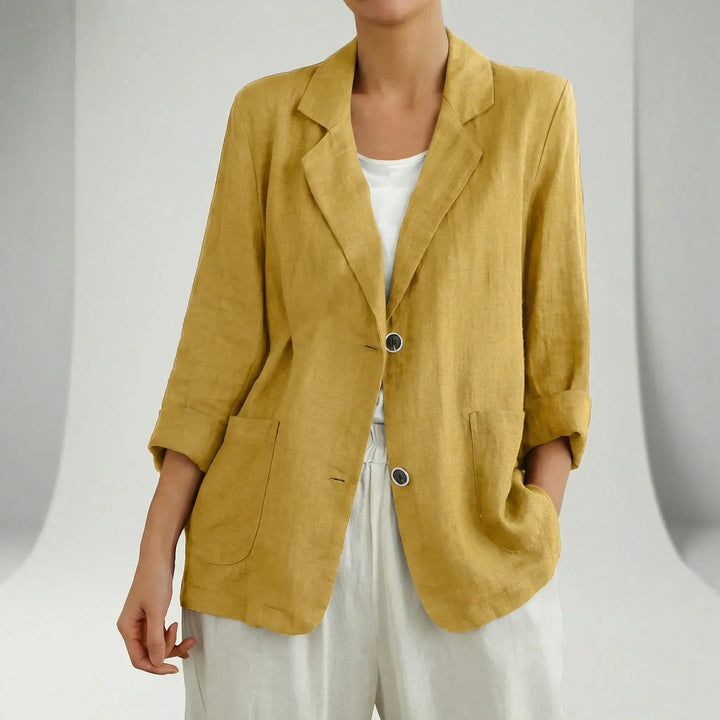 Women's Relaxed-Fit Blazer with Notched Lapels