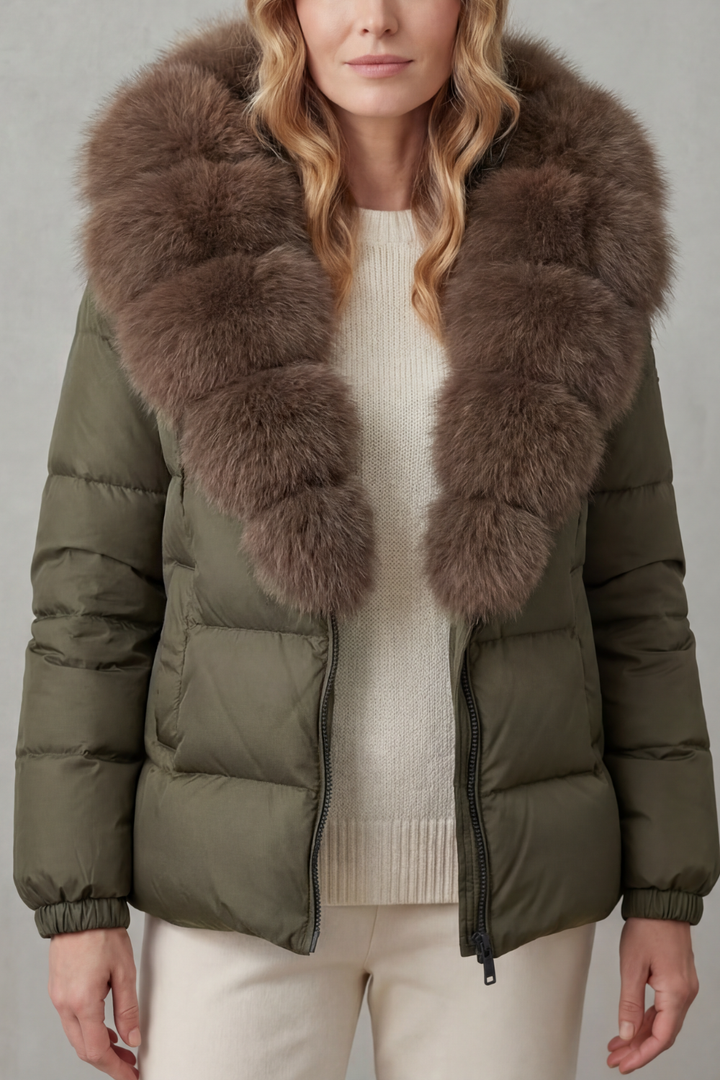 Cozy Women's Puffer Jacket for Everyday Comfort – Rosamund