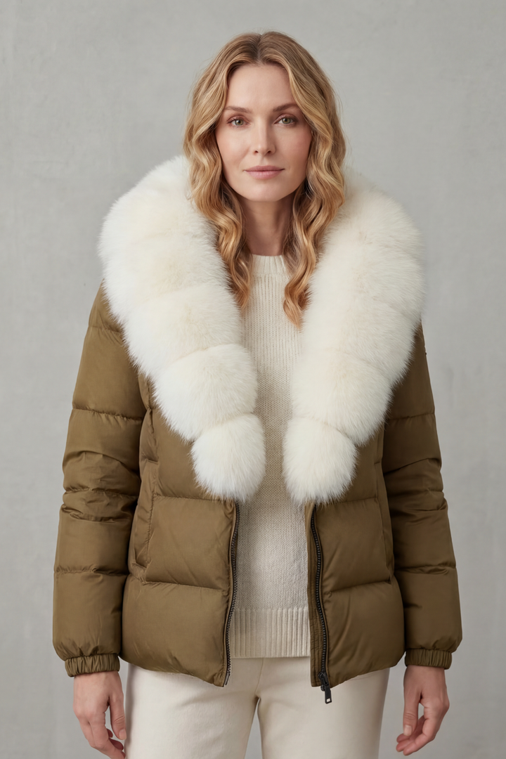 Cozy Women's Puffer Jacket for Everyday Comfort – Rosamund