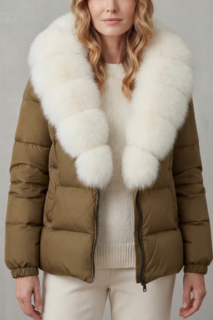 Cozy Women's Puffer Jacket for Everyday Comfort – Rosamund