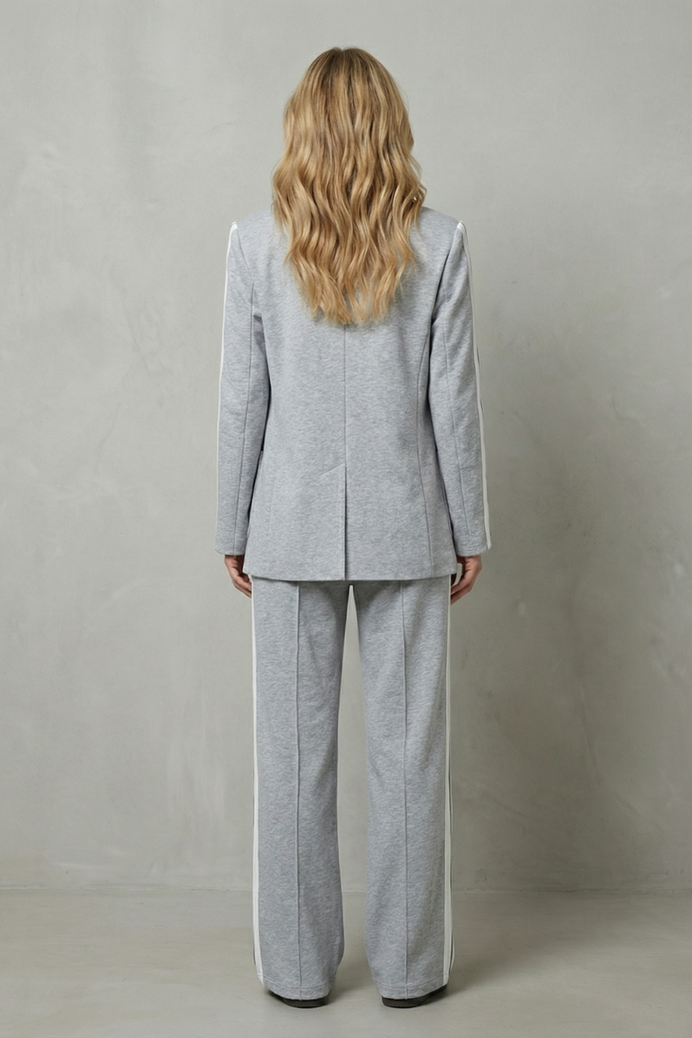 Women's Side Stripe Blazer and Trouser Co-ord Set - Fauvrette