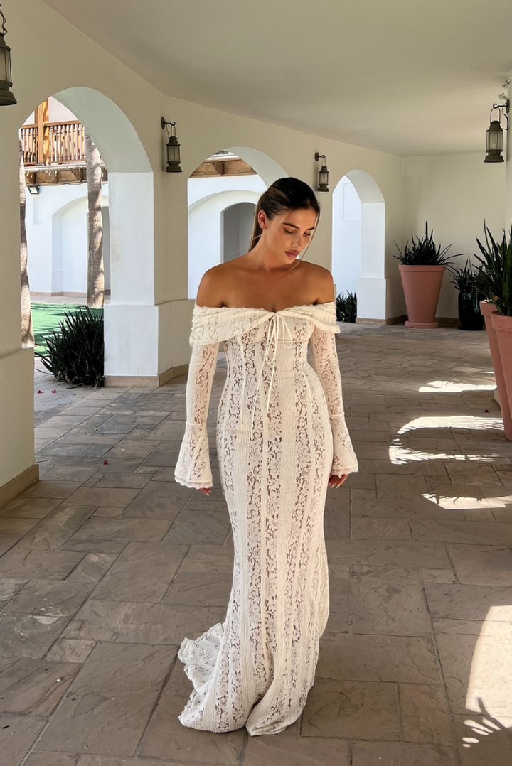 Rosie | Lace Maxi Dress