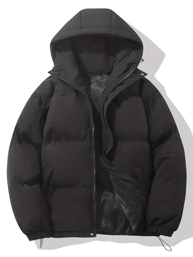 Women's Quilted Puffer Jacket with Stand Collar