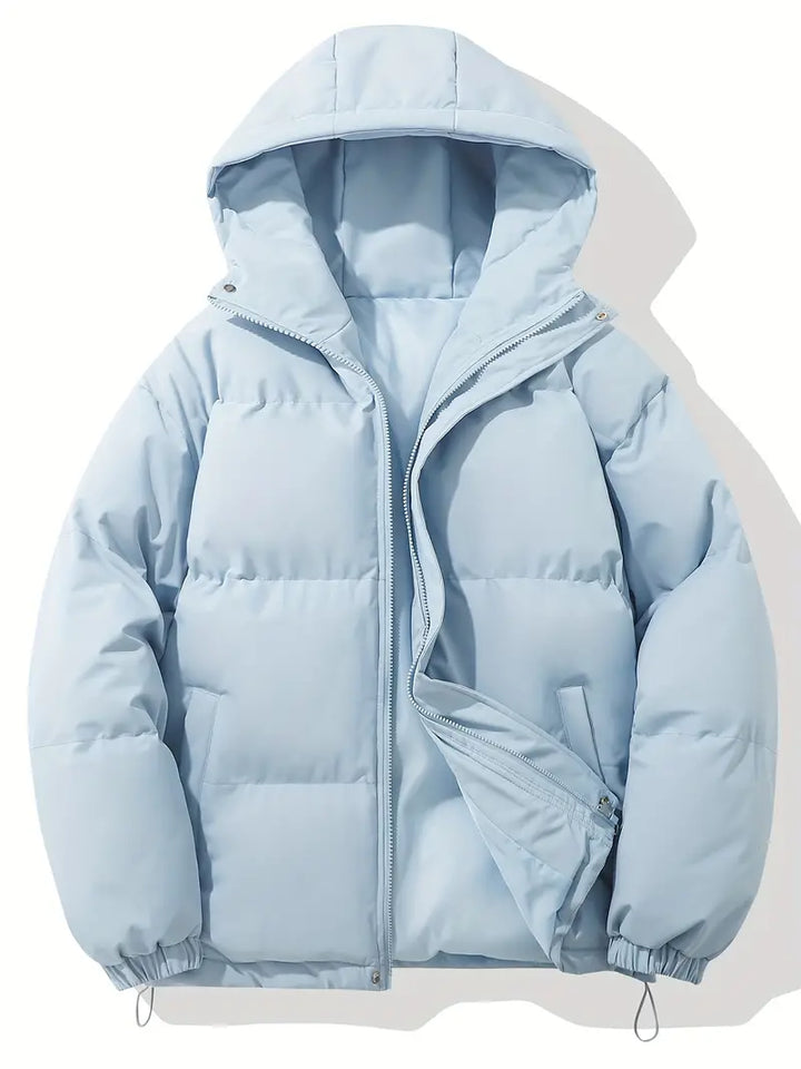 Women's Quilted Puffer Jacket with Stand Collar