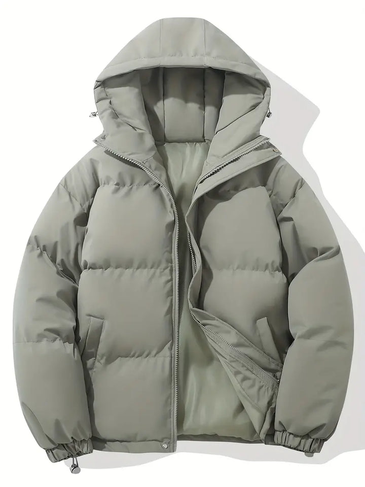 Women's Quilted Puffer Jacket with Stand Collar