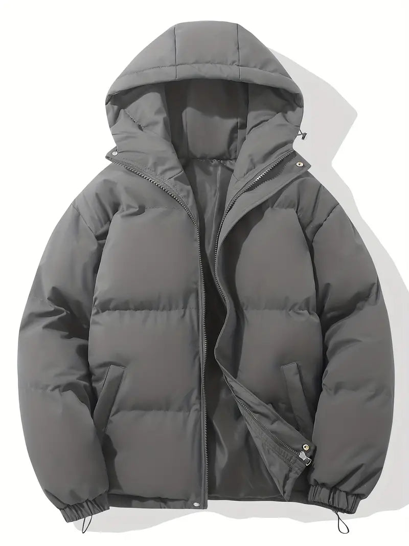 Women's Quilted Puffer Jacket with Stand Collar