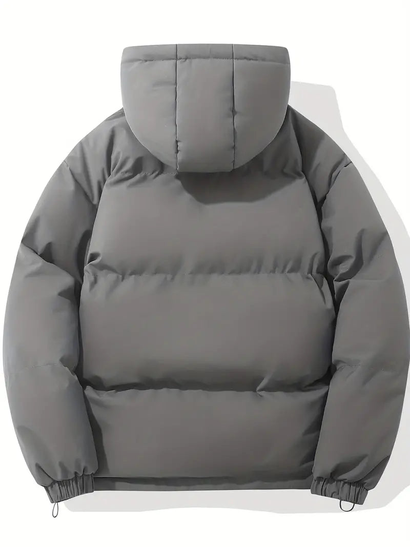 Women's Quilted Puffer Jacket with Stand Collar
